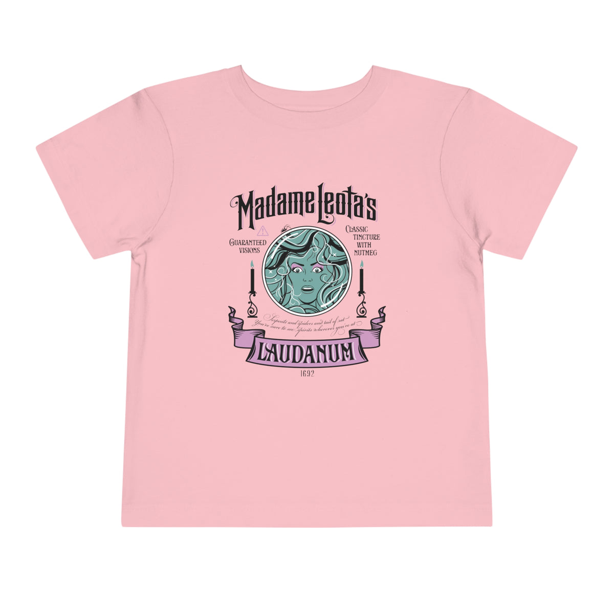 Madame Leota’s Laudanum Teal Bella Canvas Toddler Short Sleeve Tee