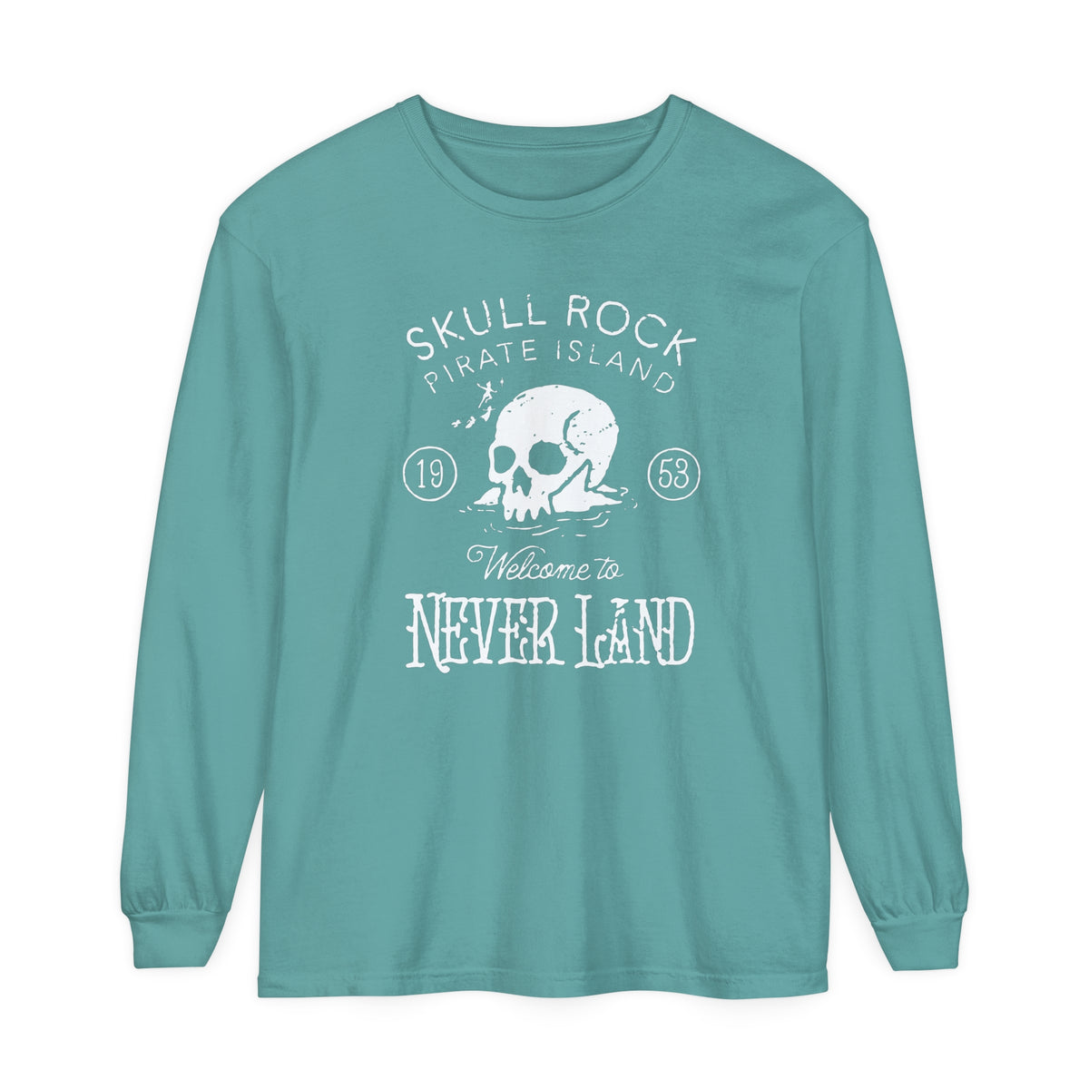 Skull Rock Comfort Colors Unisex Garment-dyed Long Sleeve T-Shirt