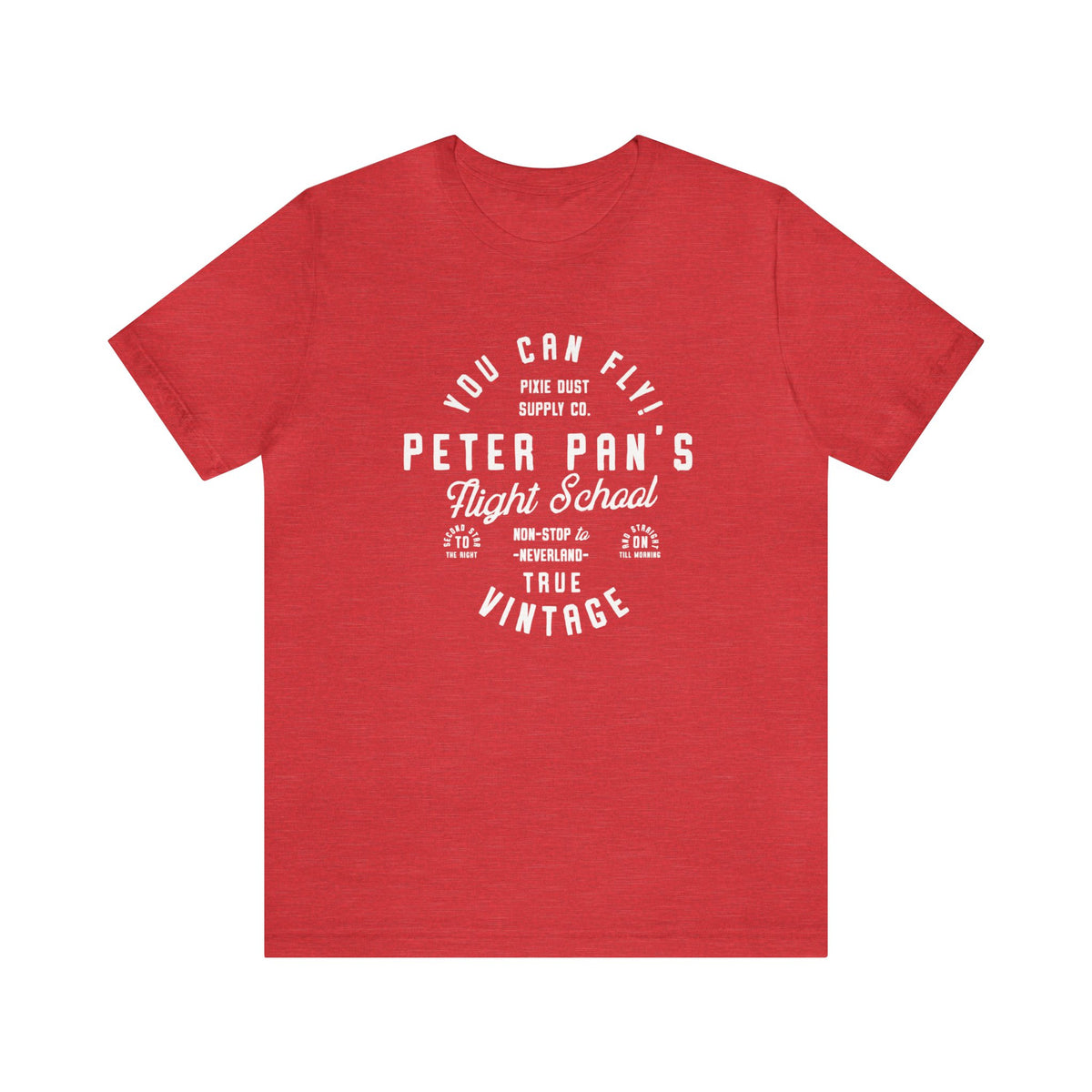 Pan's Flight School Bella Canvas Unisex Jersey Short Sleeve Tee