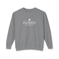Florida It's One Hell of a Drug Unisex Lightweight Comfort Colors Crewneck Sweatshirt