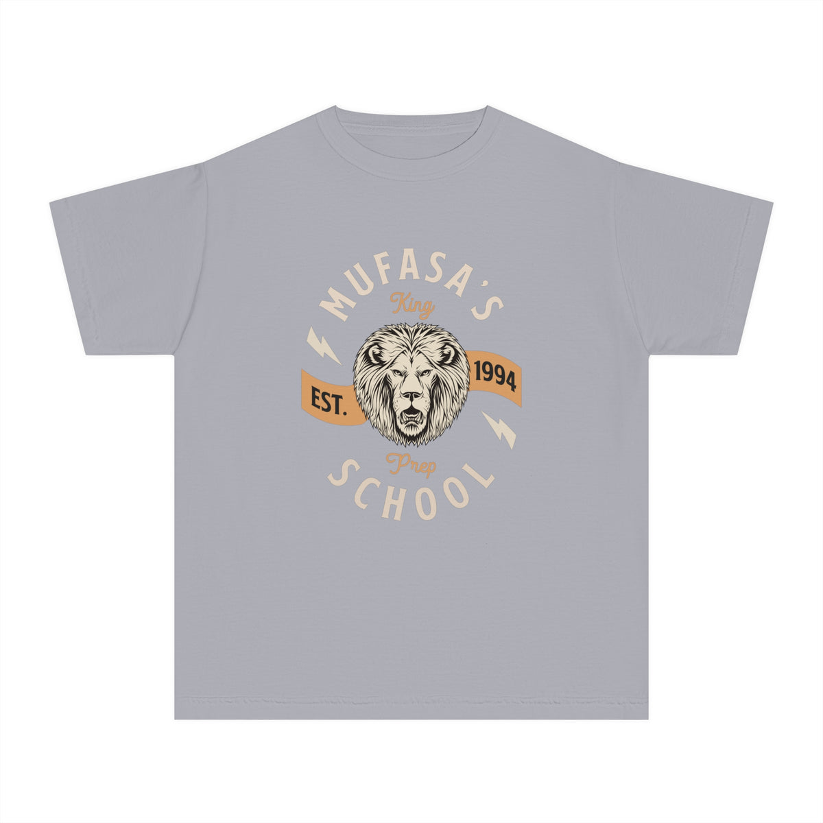 Mufasa's Prep School Comfort Colors Youth Midweight Tee