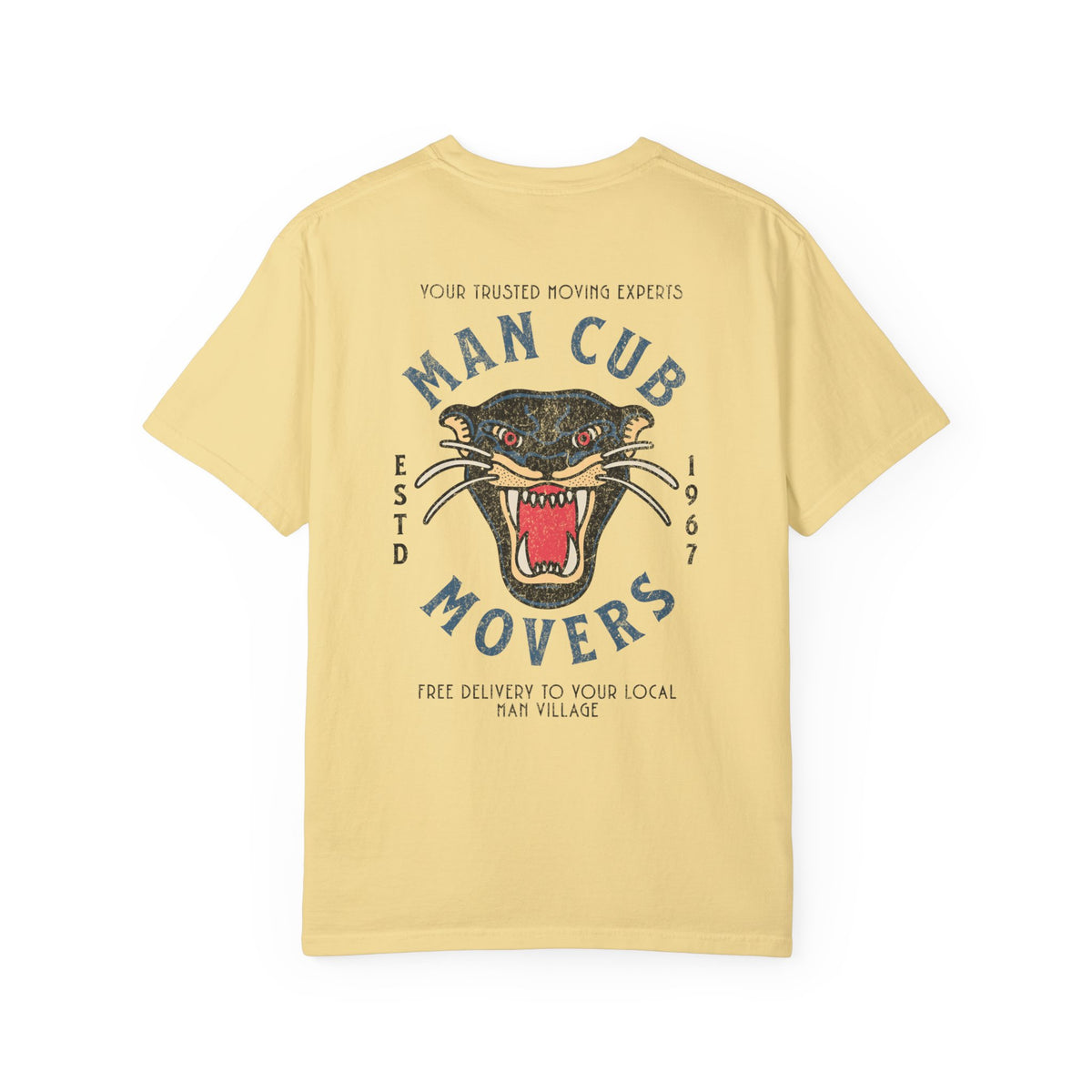 Man Cub Movers Comfort Colors Unisex Garment-Dyed T-shirt