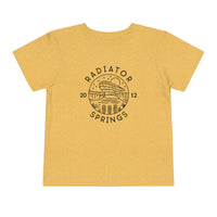 Radiator Springs Bella Canvas Toddler Short Sleeve Tee