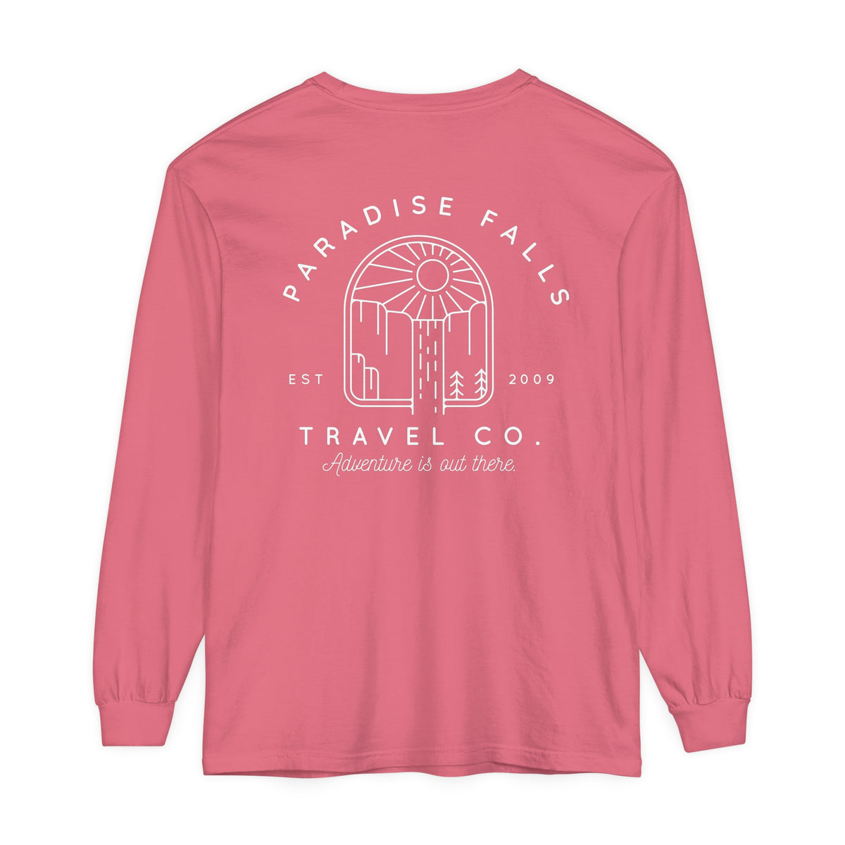 Paradise Falls Comfort Colors Unisex Garment-dyed Long Sleeve T-Shirt
