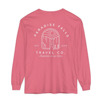 Paradise Falls Comfort Colors Unisex Garment-dyed Long Sleeve T-Shirt