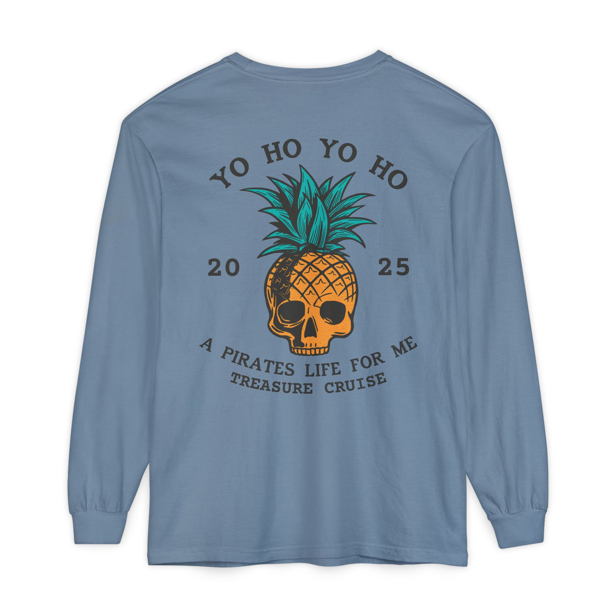Yo Ho Treasure Cruise Comfort Colors Unisex Garment-dyed Long Sleeve T-Shirt