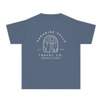 Paradise Falls Vacation Co. Comfort Colors Youth Midweight Tee