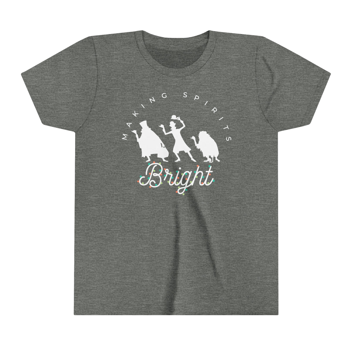 Making Spirits Bright Bella Canvas Youth Short Sleeve Tee