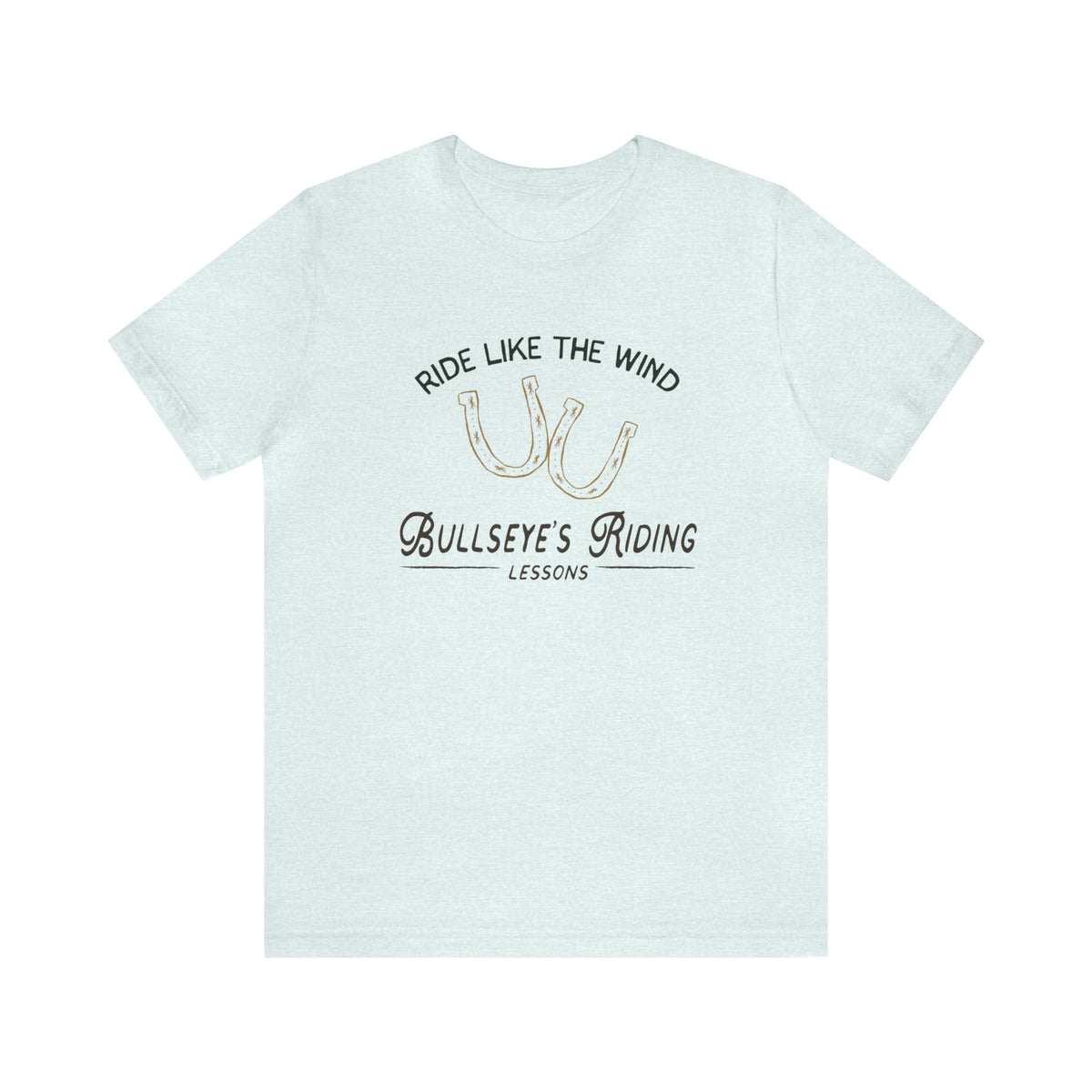 Bullseye's Riding Lessons Bella Canvas Unisex Jersey Short Sleeve Tee