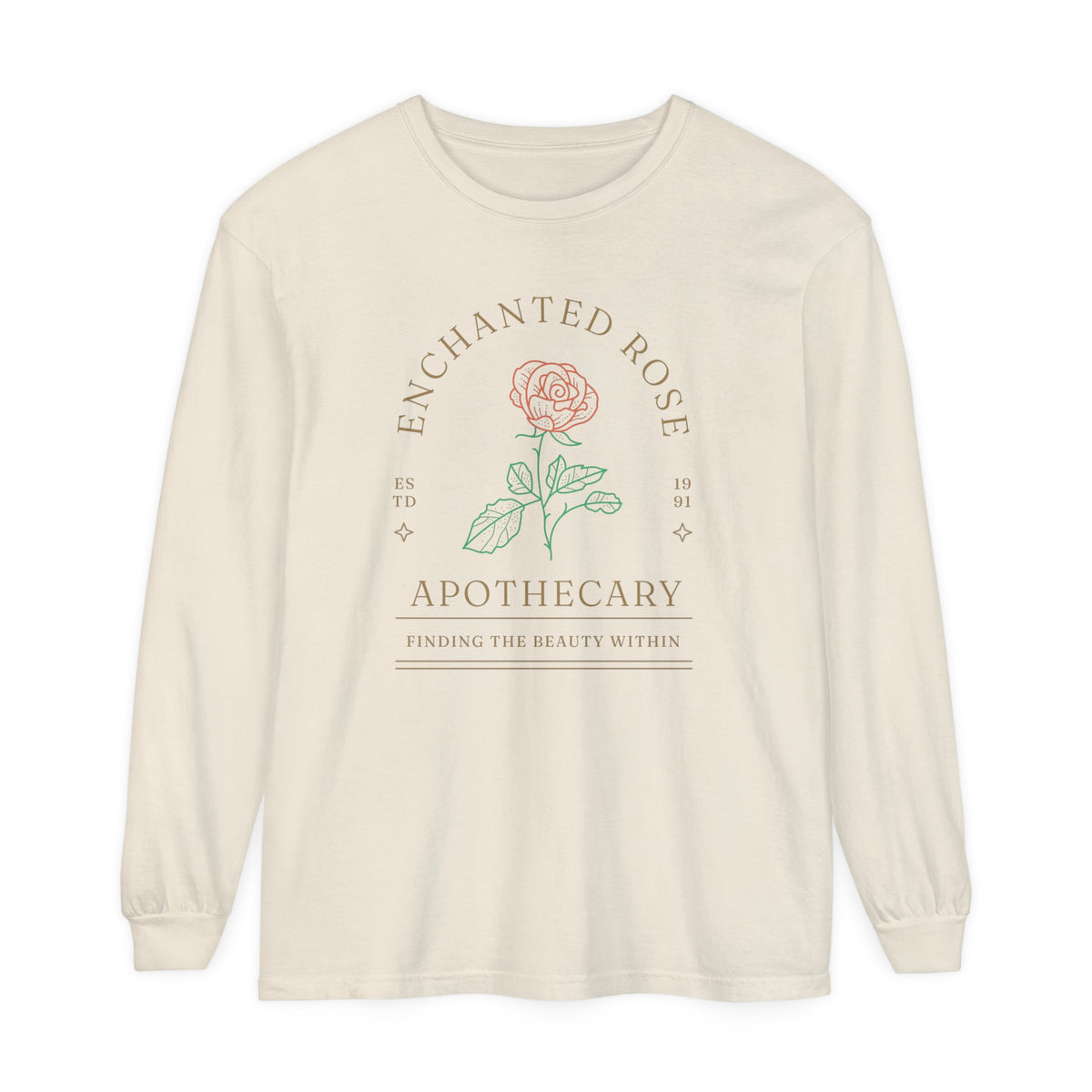 Enchanted Rose Apothecary Comfort Colors Unisex Garment-dyed Long Sleeve T-Shirt