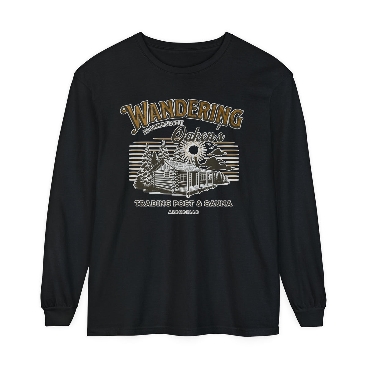 Wandering Oaken’s Trading Post Comfort Colors Unisex Garment-dyed Long Sleeve T-Shirt