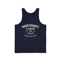 Hollywood Tower Hotel Maintenance & Repairs Bella Canvas Unisex Jersey Tank