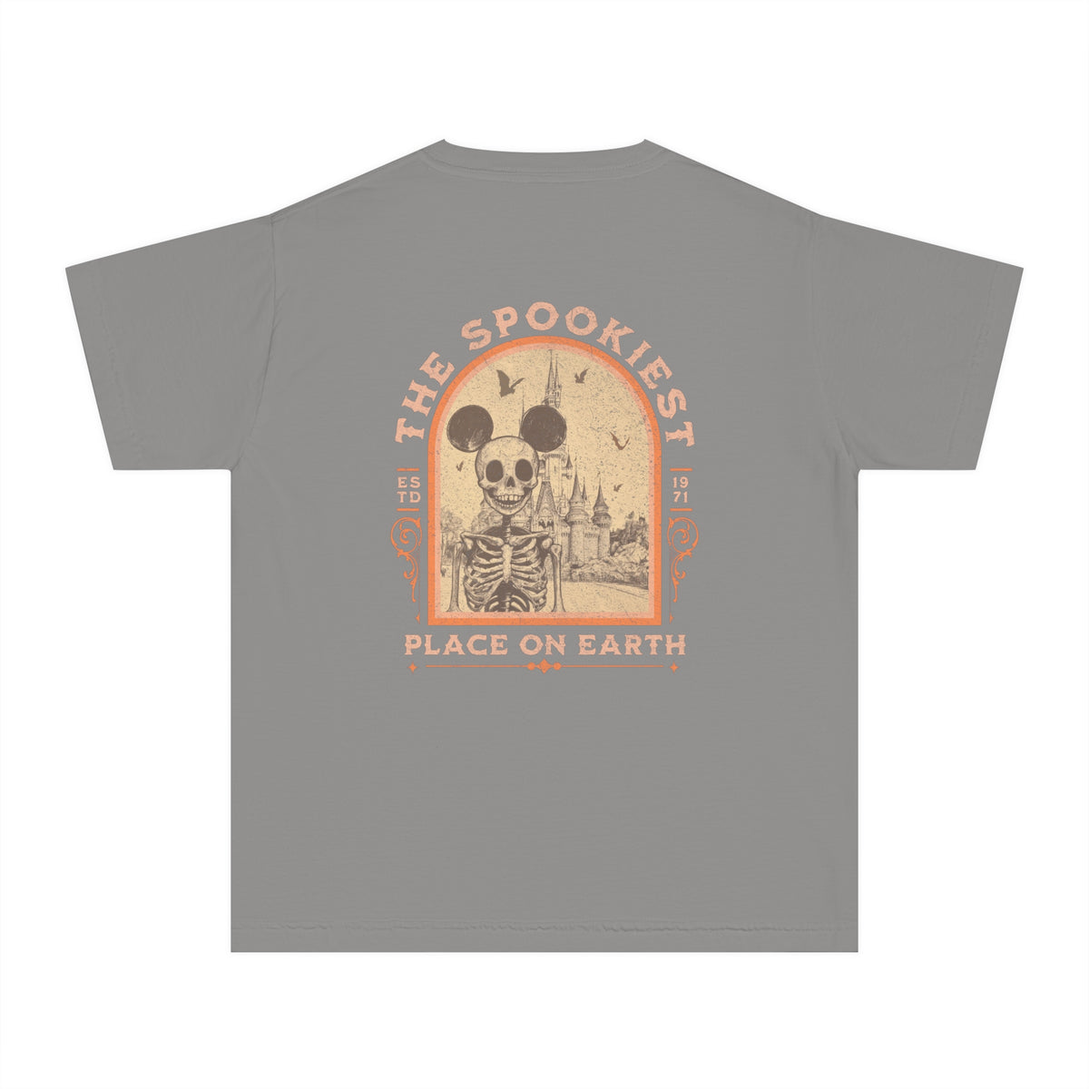 The Spookiest Place on Earth Comfort Colors Youth Midweight Tee