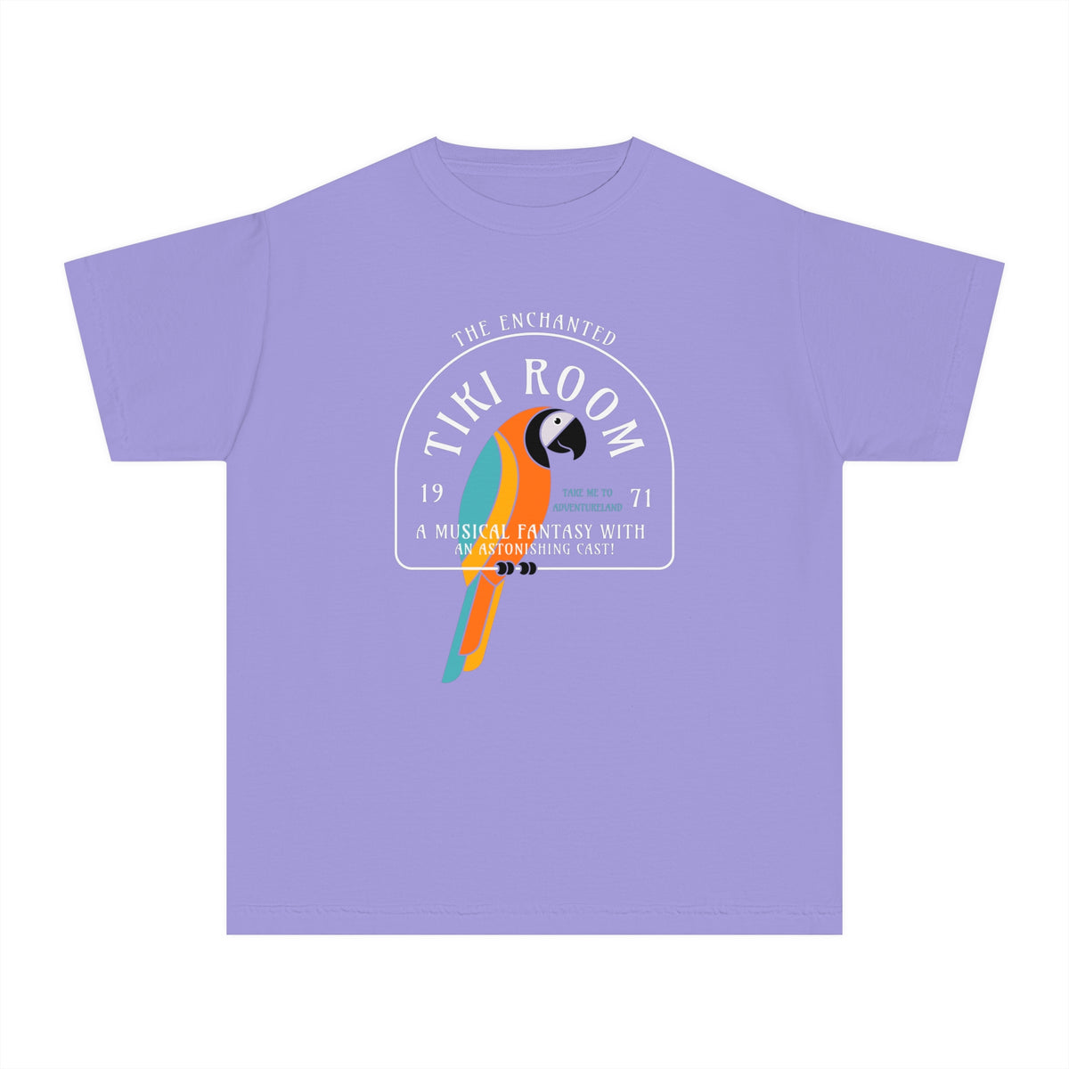 Enchanted Tiki Room Comfort Colors Youth Midweight Tee