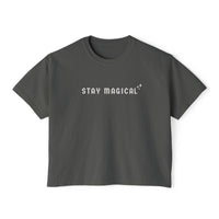 Stay Magical Comfort Colors Women's Boxy Tee