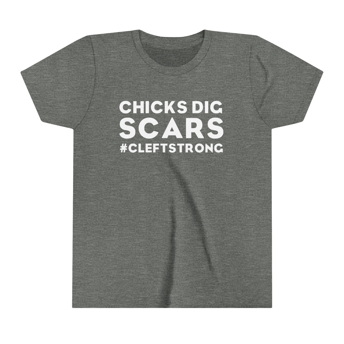 Chicks Dig Scars Bella Canvas Youth Short Sleeve Tee