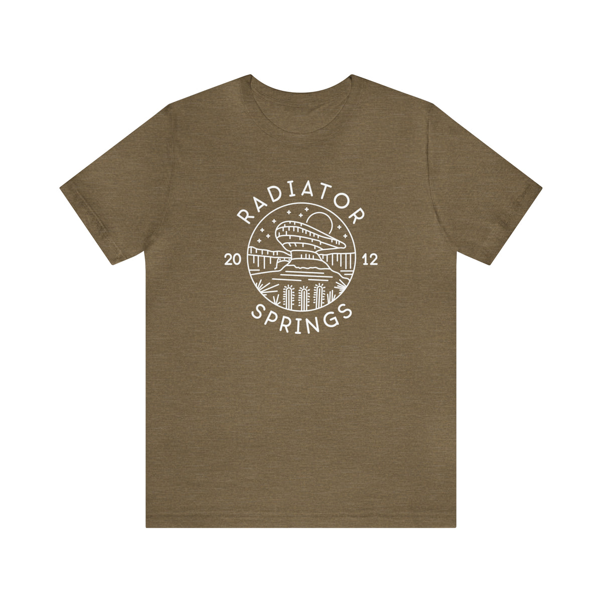 Radiator Springs Bella Canvas Unisex Jersey Short Sleeve Tee