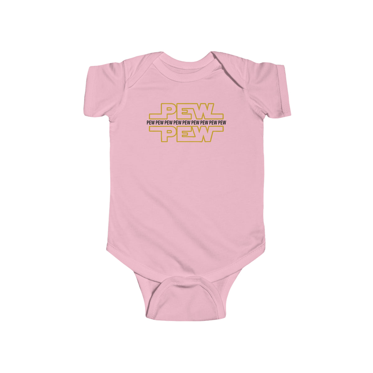 PEW PEW PEW Rabbit Skins Infant Fine Jersey Bodysuit