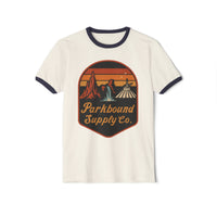Parkbound Vintage Ringer Tee — The Triple Mountain Badge