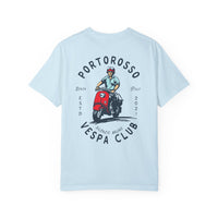 Portorosso Vespa Club Comfort Colors Unisex Garment-Dyed T-shirt