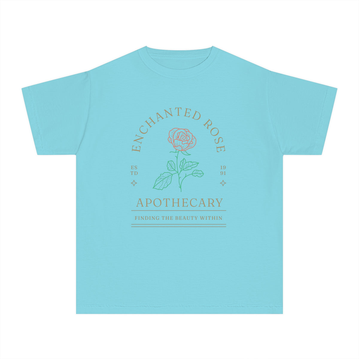 Enchanted Rose Apothecary Comfort Colors Youth Midweight Tee