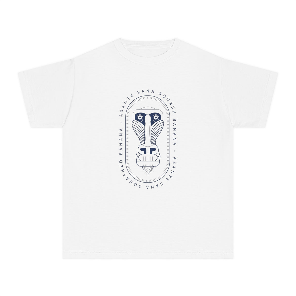 Asante Sana Squashed Banana Comfort Colors Youth Midweight Tee