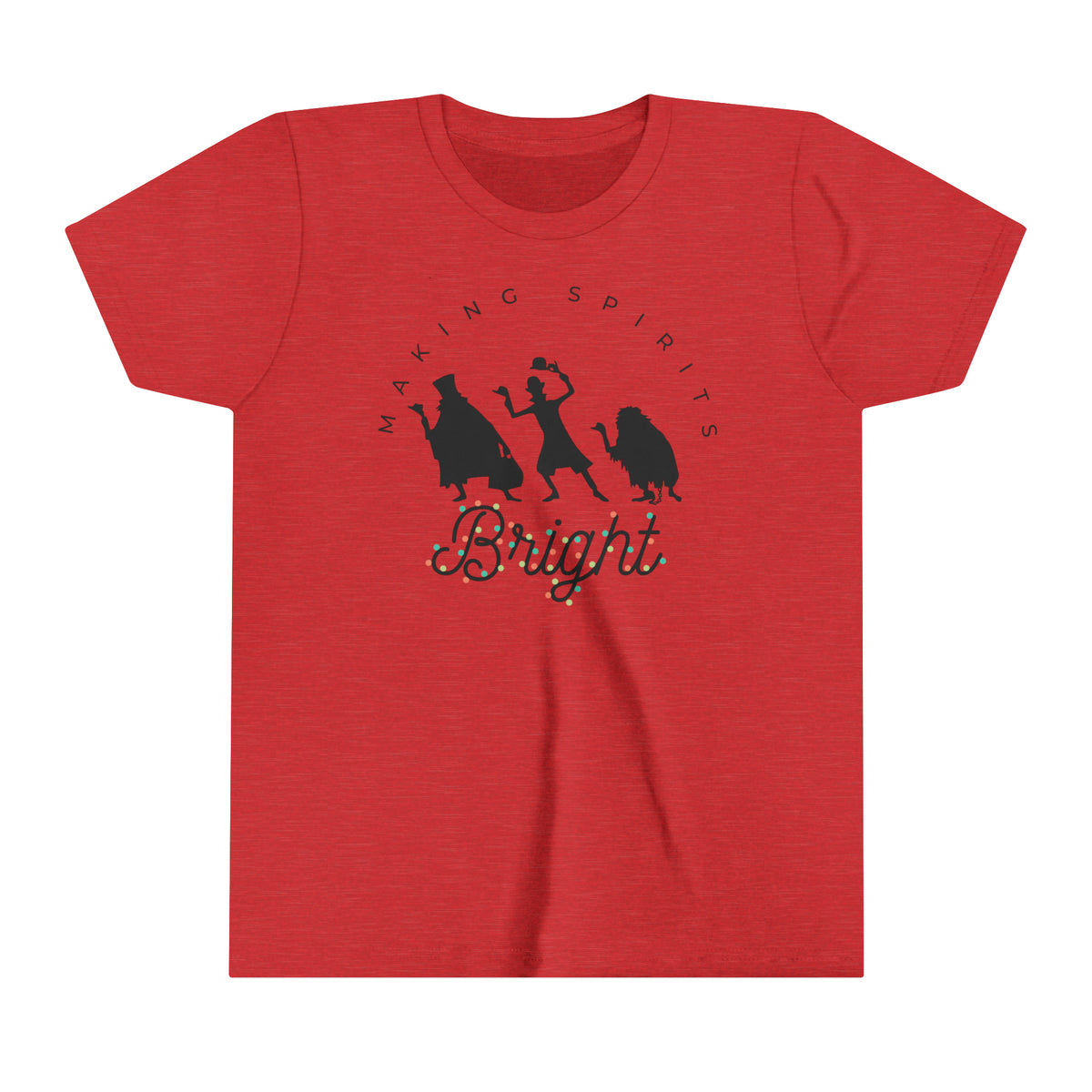 Making Spirits Bright Bella Canvas Youth Short Sleeve Tee
