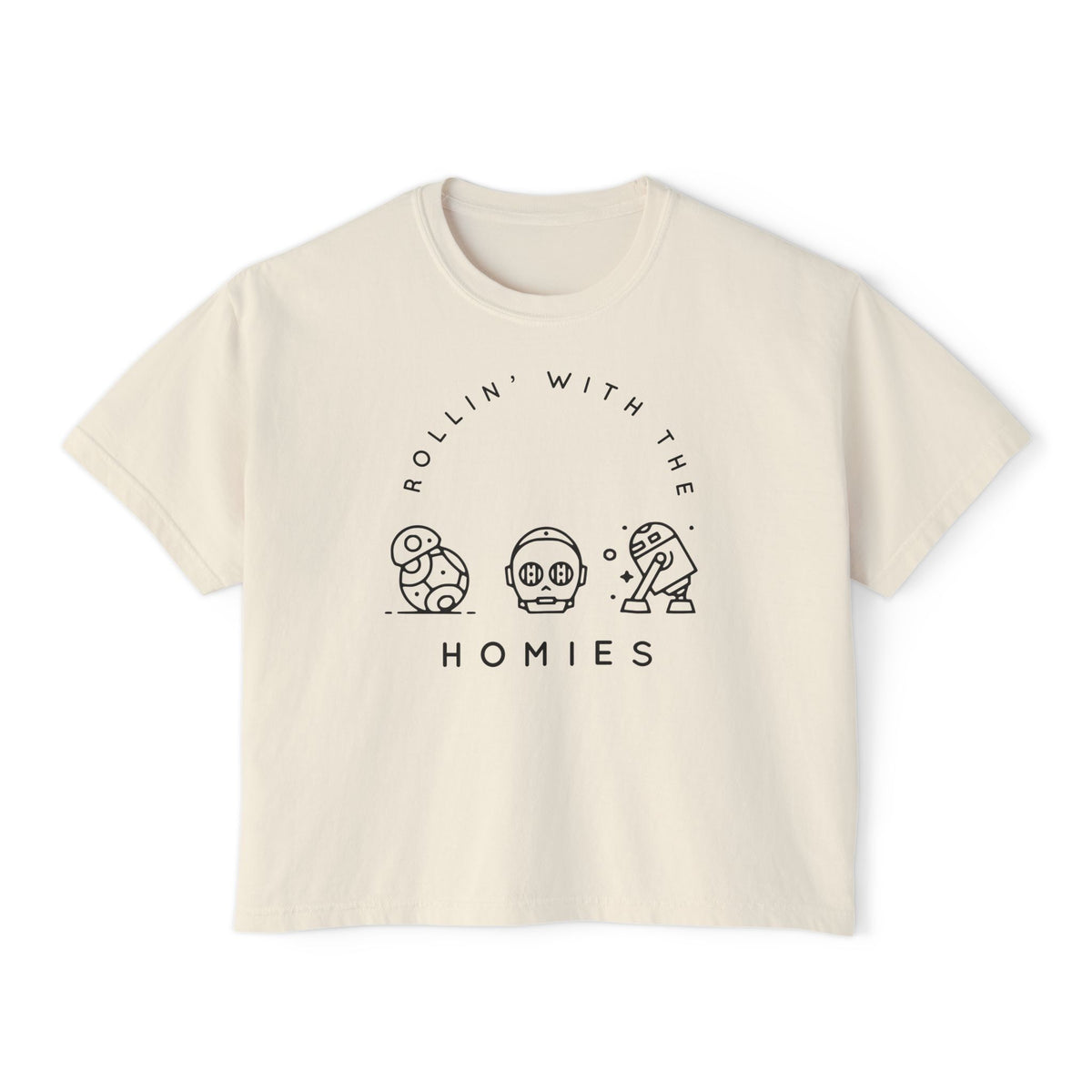 Rollin' with the Homies Comfort Colors Women's Boxy Tee
