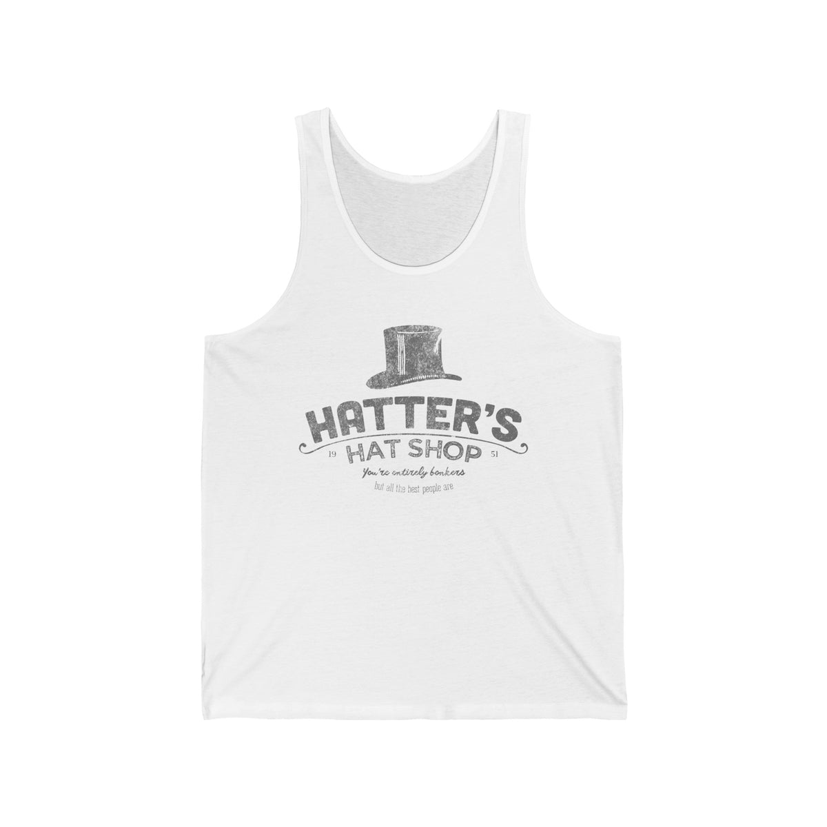 Hatter's Hat Shop Bella Canvas Unisex Jersey Tank