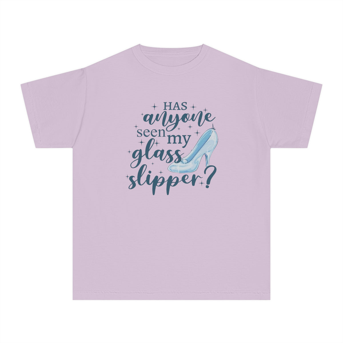 Has Anyone Seen My Glass Slipper? Comfort Colors Youth Midweight Tee