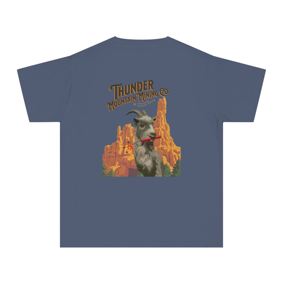 Thunder Mountain Mining Co. Comfort Colors Youth Midweight Tee