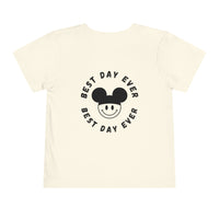 Best Day Ever Bella Canvas Toddler Short Sleeve Tee