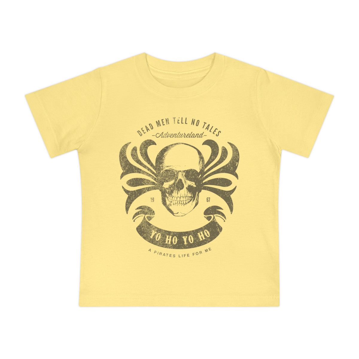 Dead Men Tell No Tales Bella Canvas Baby Short Sleeve T-Shirt