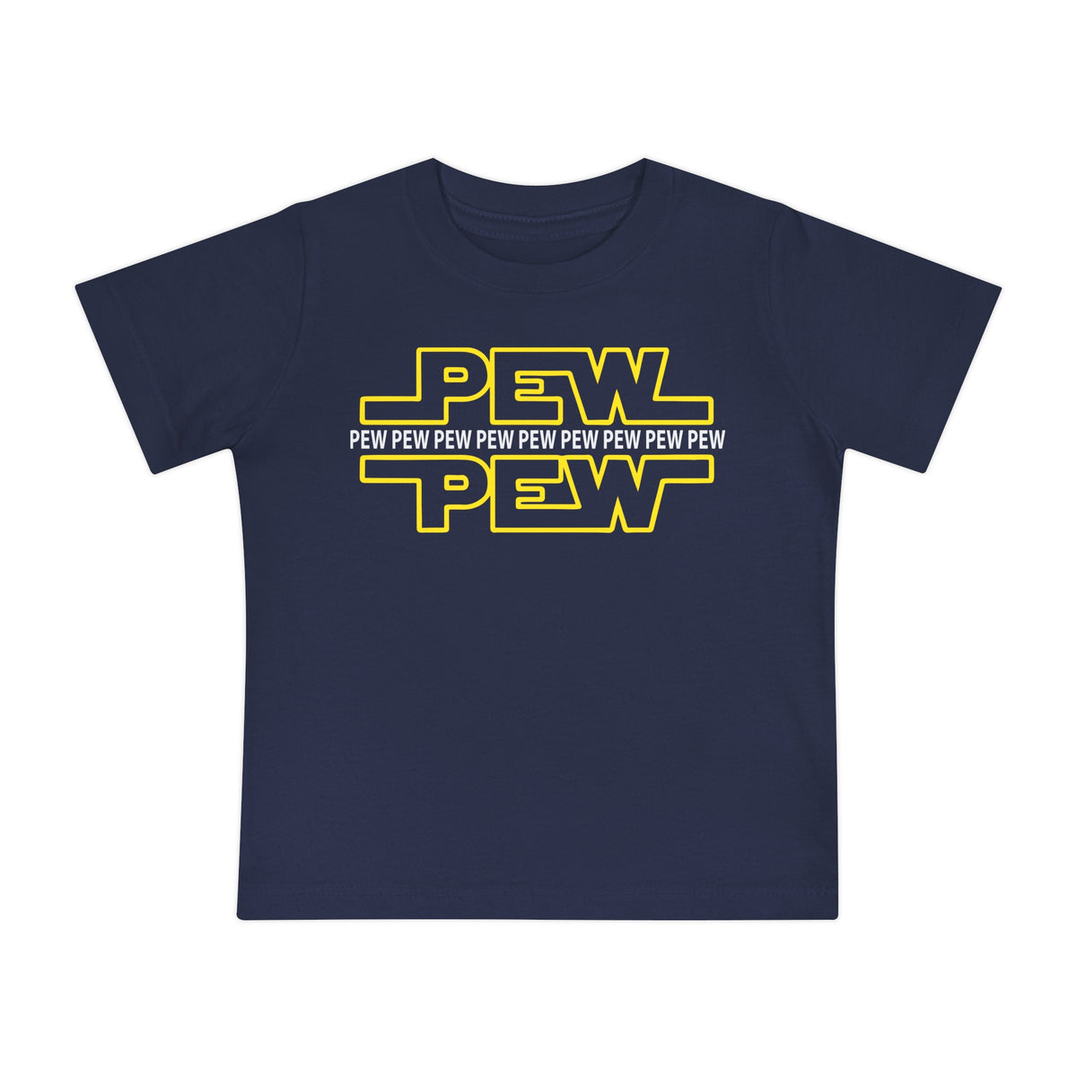 PEW PEW PEW Bella Canvas Baby Short Sleeve T-Shirt
