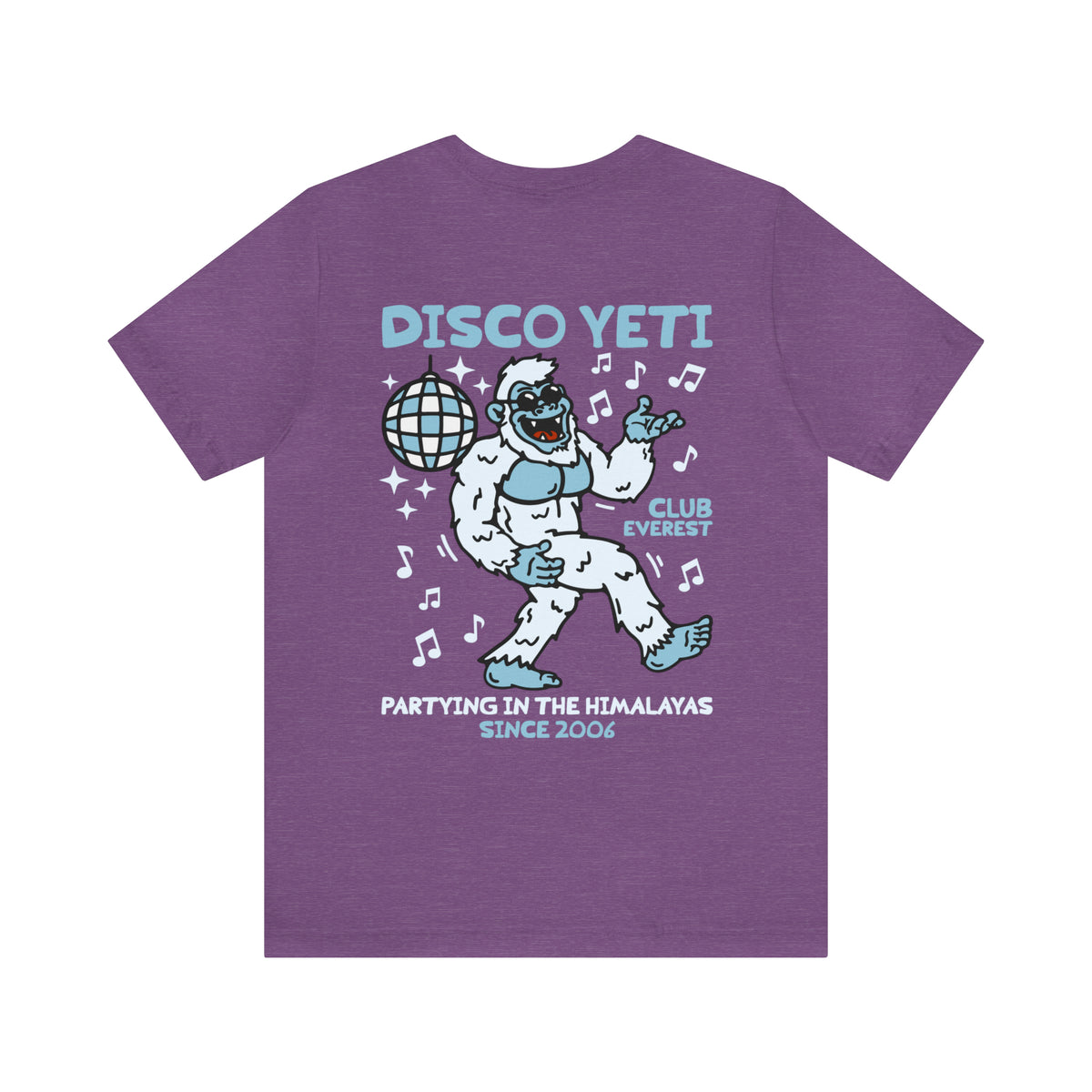 Disco Yeti Bella Canvas Unisex Jersey Short Sleeve Tee
