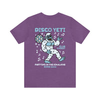 Disco Yeti Bella Canvas Unisex Jersey Short Sleeve Tee