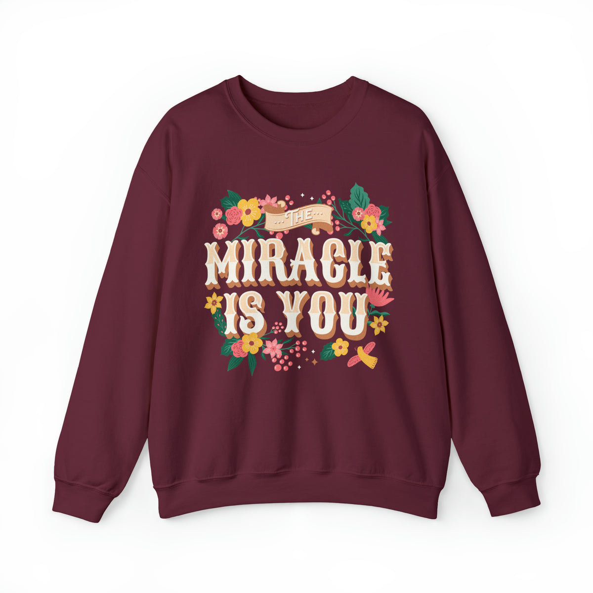 The Miracle Is You Gildan Unisex Heavy Blend™ Crewneck Sweatshirt