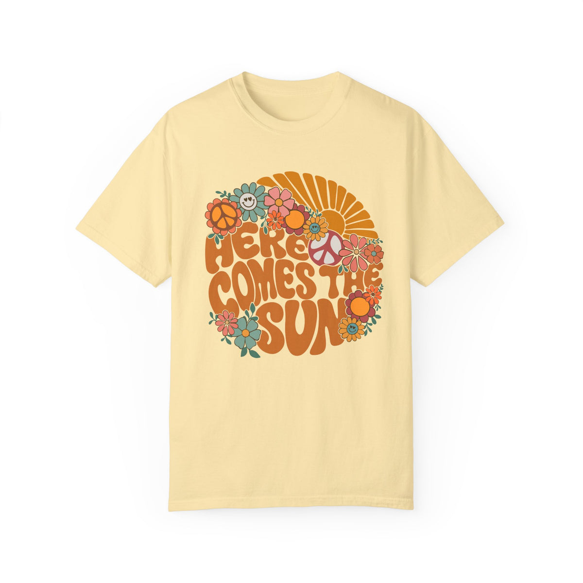 Here Comes the Sun Comfort Colors Unisex Garment-Dyed T-shirt