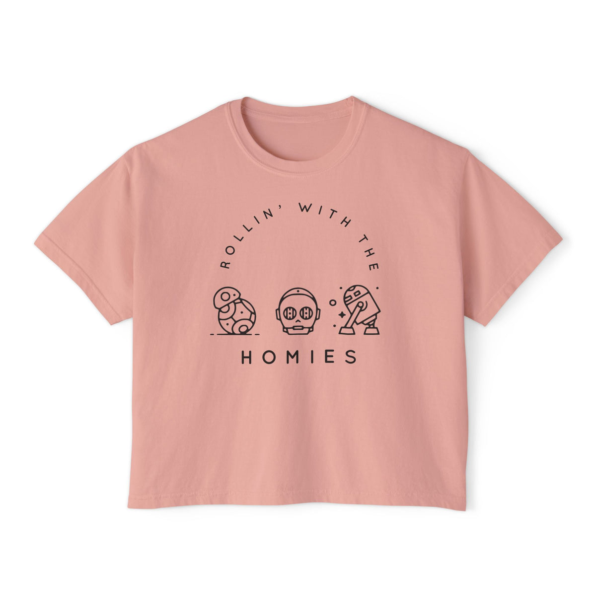 Rollin' with the Homies Comfort Colors Women's Boxy Tee