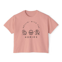 Rollin' with the Homies Comfort Colors Women's Boxy Tee