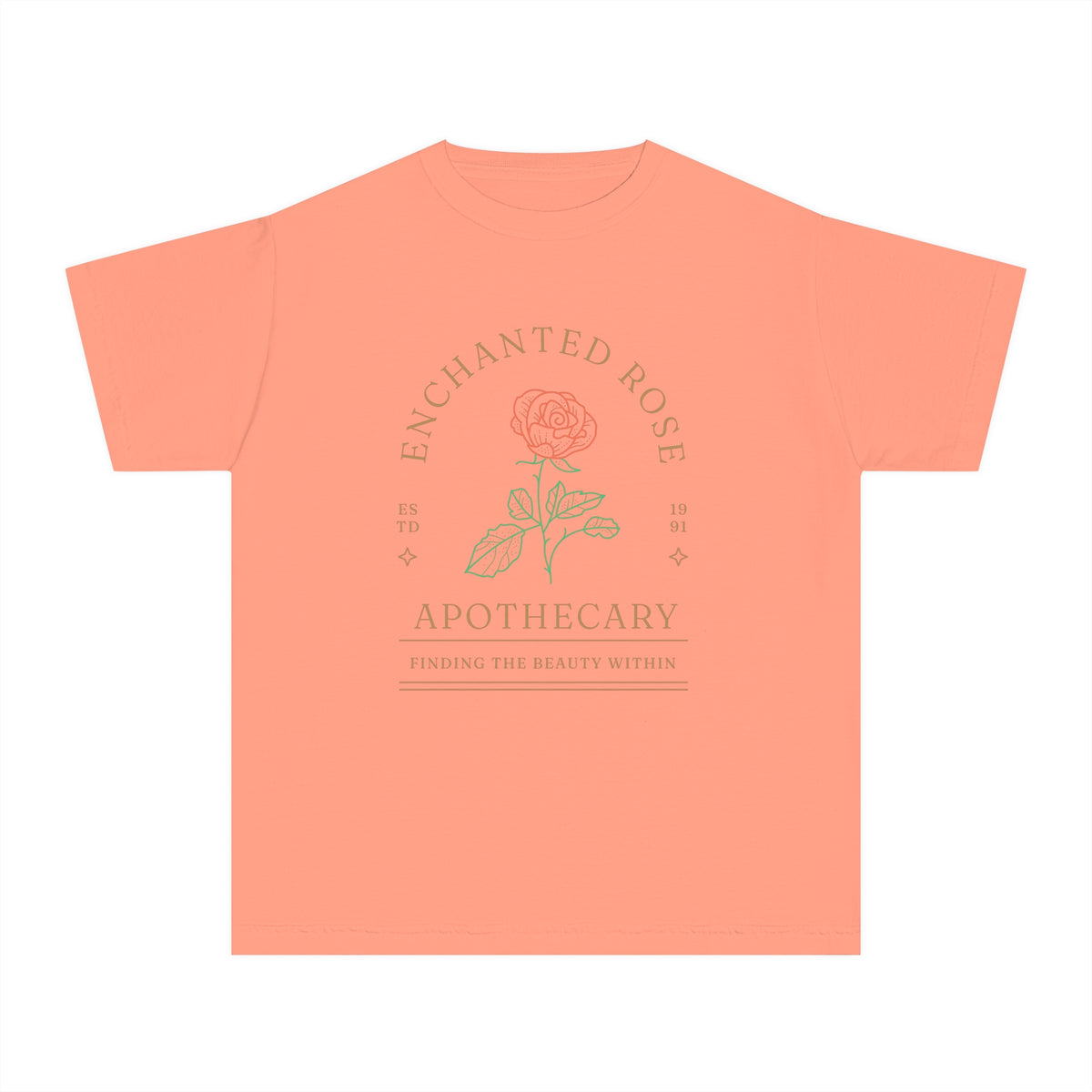 Enchanted Rose Apothecary Comfort Colors Youth Midweight Tee