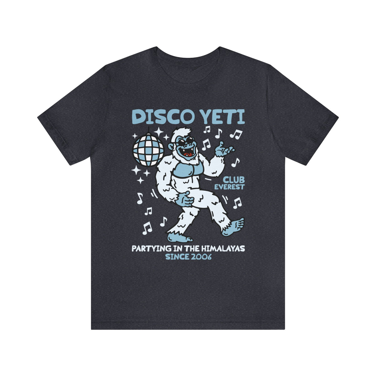 Disco Yeti Bella Canvas Unisex Jersey Short Sleeve Tee