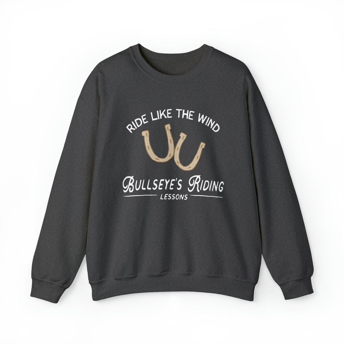 Bullseye's Riding Lessons Gildan Unisex Heavy Blend™ Crewneck Sweatshirt