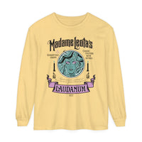 Madame Leota’s Laudanum Teal Comfort Colors Unisex Garment-dyed Long Sleeve T-Shirt