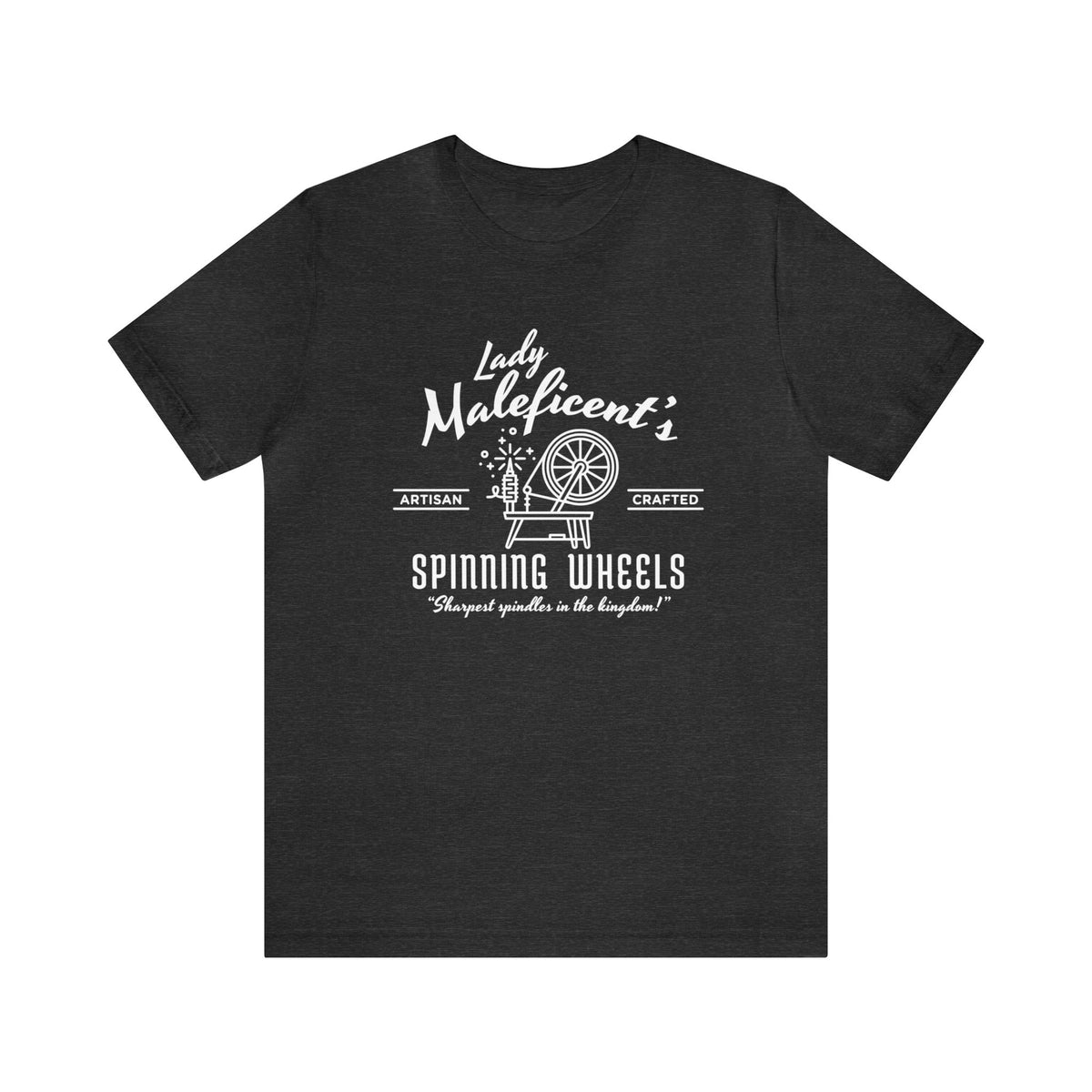 Maleficent’s Spinning Wheels Bella Canvas Unisex Jersey Short Sleeve Tee