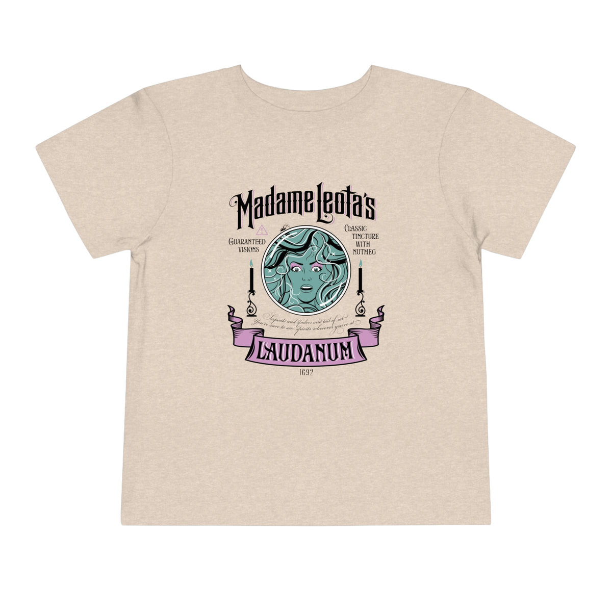 Madame Leota’s Laudanum Teal Bella Canvas Toddler Short Sleeve Tee