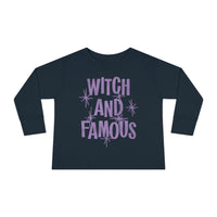Witch and Famous Rabbit Skins Toddler Long Sleeve Tee