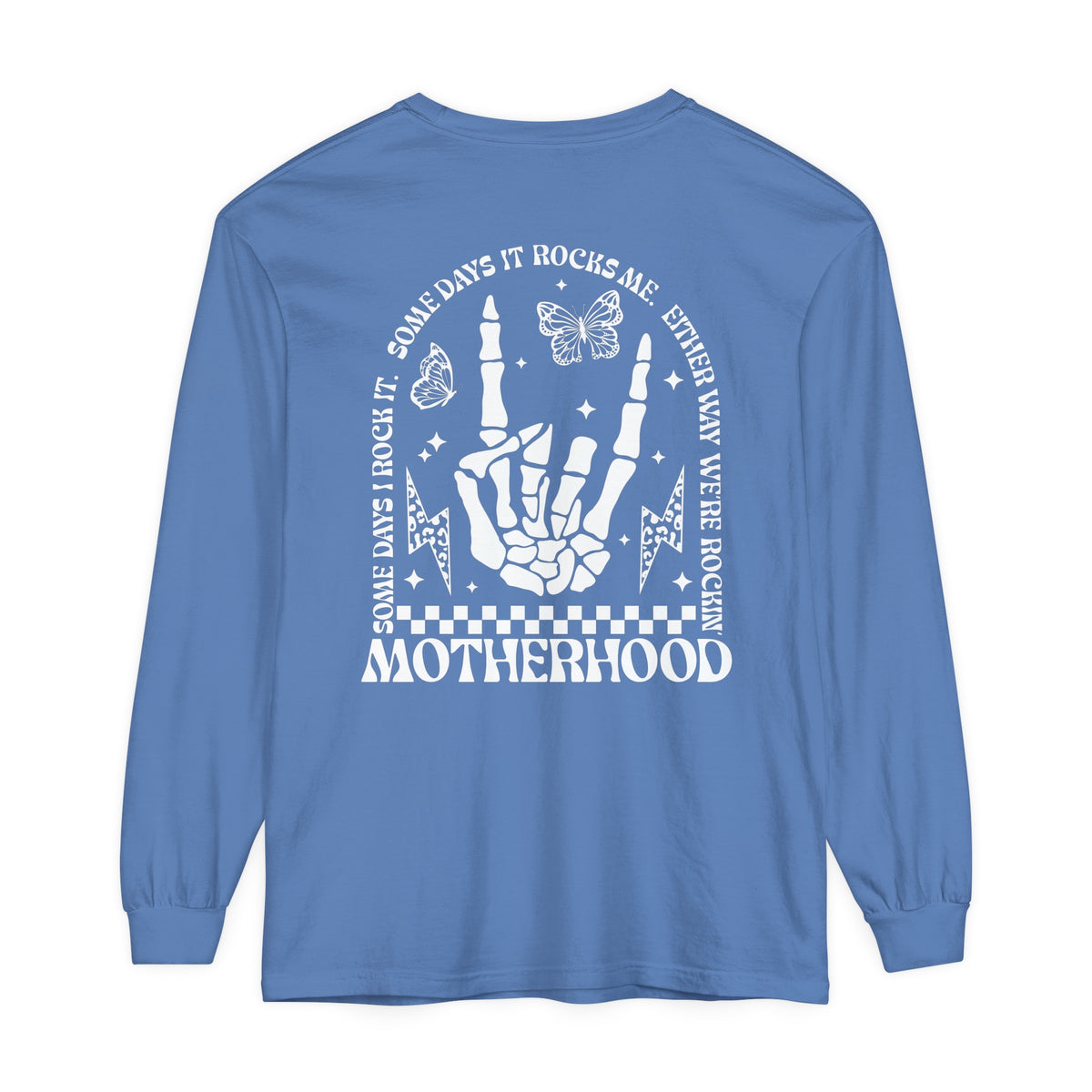 Motherhood Comfort Colors Unisex Garment-dyed Long Sleeve T-Shirt