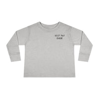 Best Day Ever Rabbit Skins Toddler Long Sleeve Tee