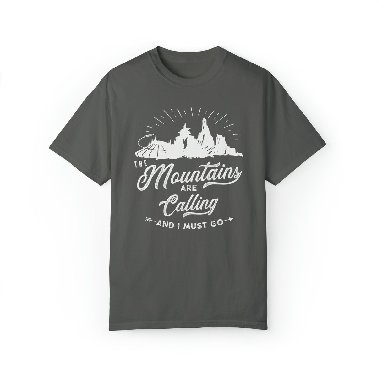 The Mountains Are Calling Comfort Colors Unisex Garment-Dyed T-shirt